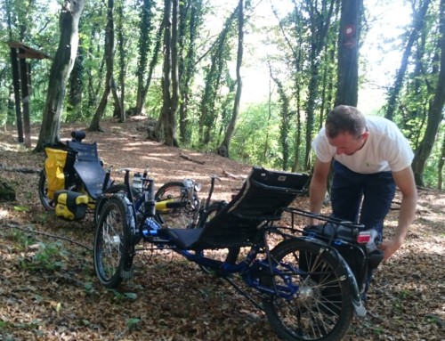 Ležeče triciklanje po Kalniških gozdovih