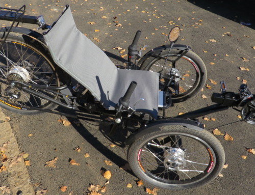 Ležeč tricikel z električnim pogonom narejen v Mariboru